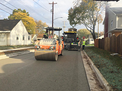 residential street paving